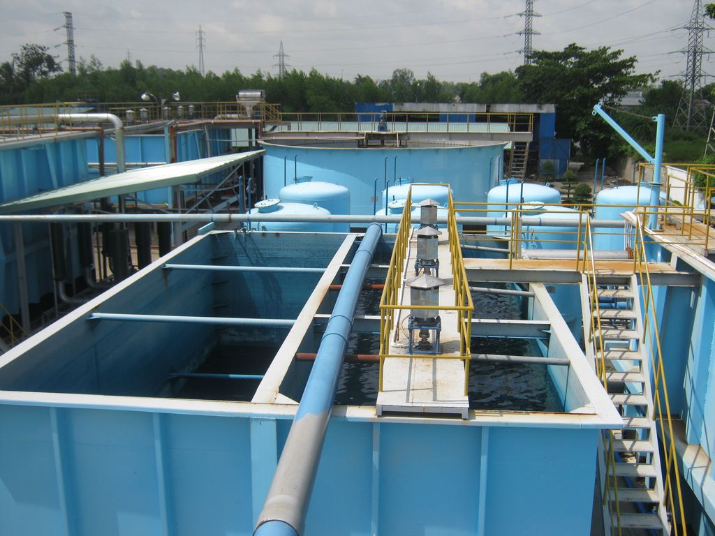 Waste water treatment paper production
